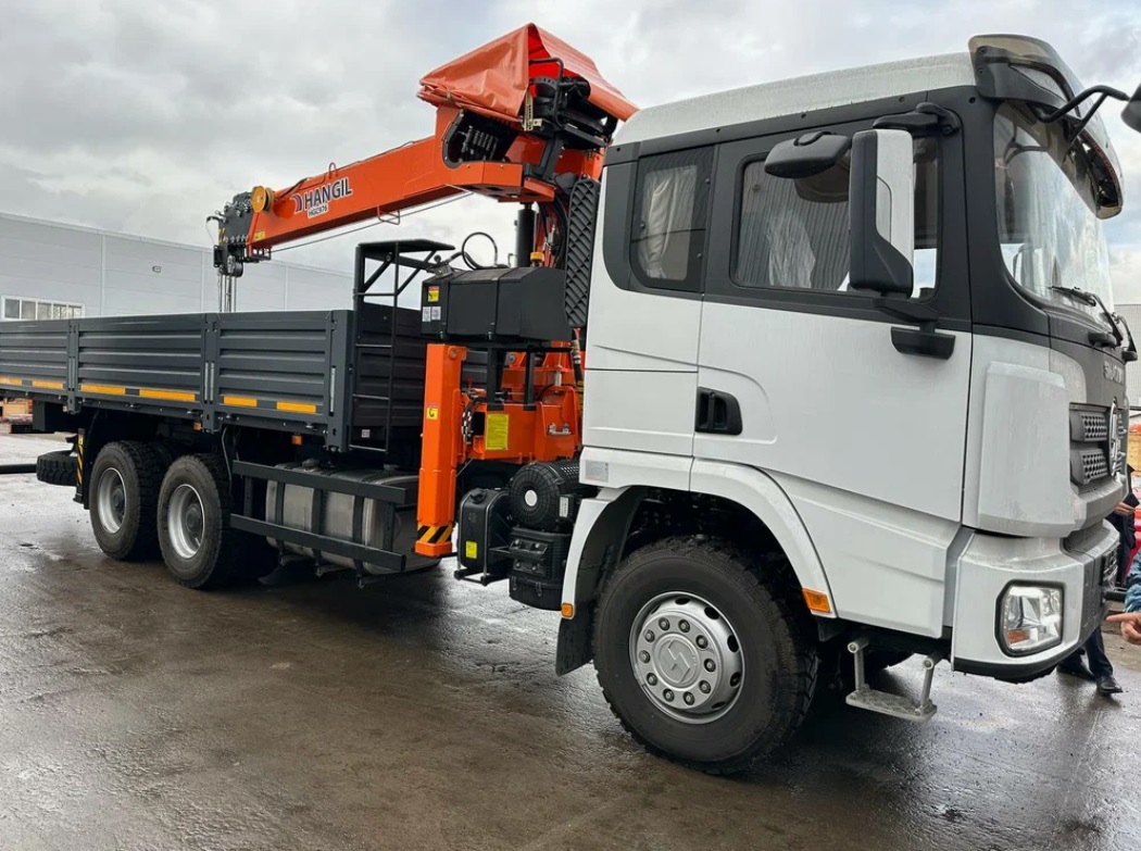 Бортовой автомобиль Shacman X3000 c КМУ Hangil HGC 976